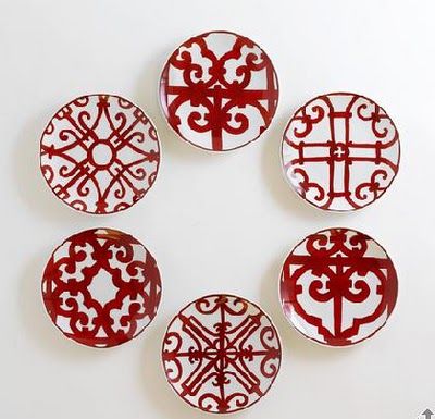 Hermes Balcon plates chinoiserie red china collection.jpeg